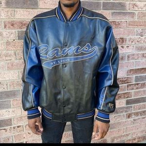 St. Louis Ram Leather Letterman